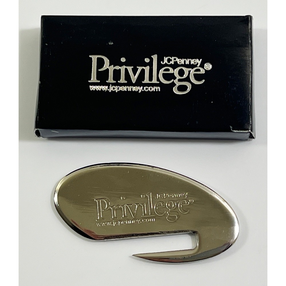 Vintage JC PENNY ~ PRIVILEGE LOYAL MEMBER SILVER TONE LETTER OPENER